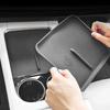 For XPeng P7 P7i  2024 Car Center Control Wireless Charging Silicone Panel Silicone Anti-slip Mat Interior Accessories