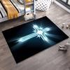 Shining Cross Design Rug Non-slip rug suitable for living room and bedroom sofas