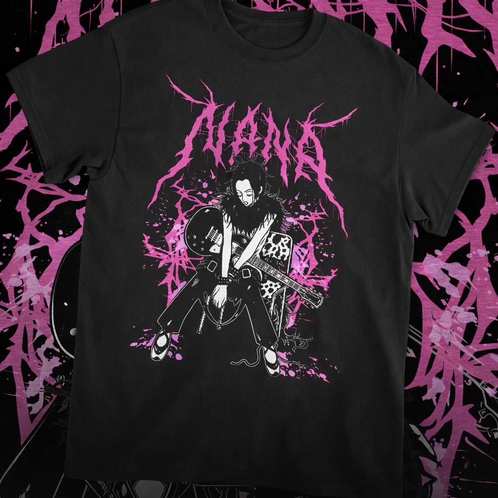 Nana Rosa Anime Unisexga Tshirt Black S 4xl Gift For Friends