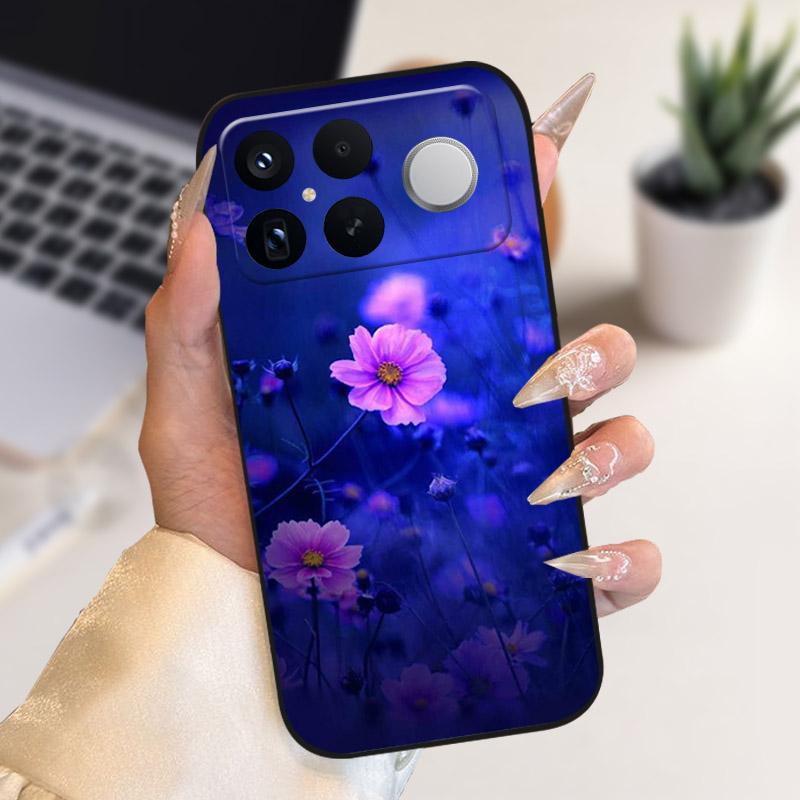 Для POCO F8 Ultra Чехол Модный Ударопрочный Чехол для Телефона Силиконовый Мягкий TPU Бампер Для Xiaomi POCO F8Ultra Чехол Fundas Мультяшный Capa