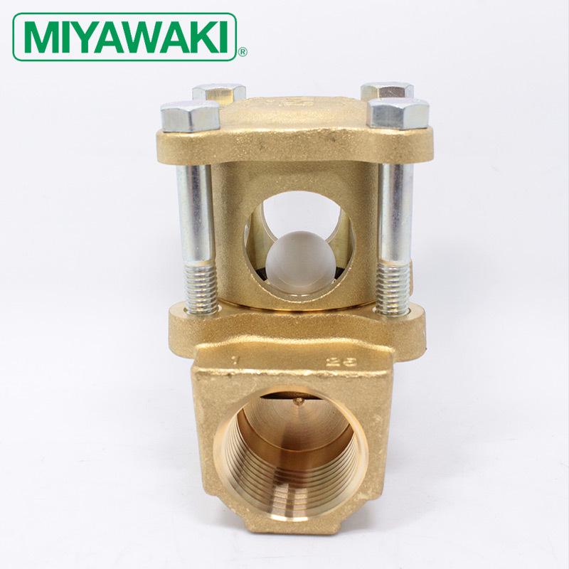 MIYAWAKI TS1 Латунный резьбовой смотровой глазок для индикации потока
