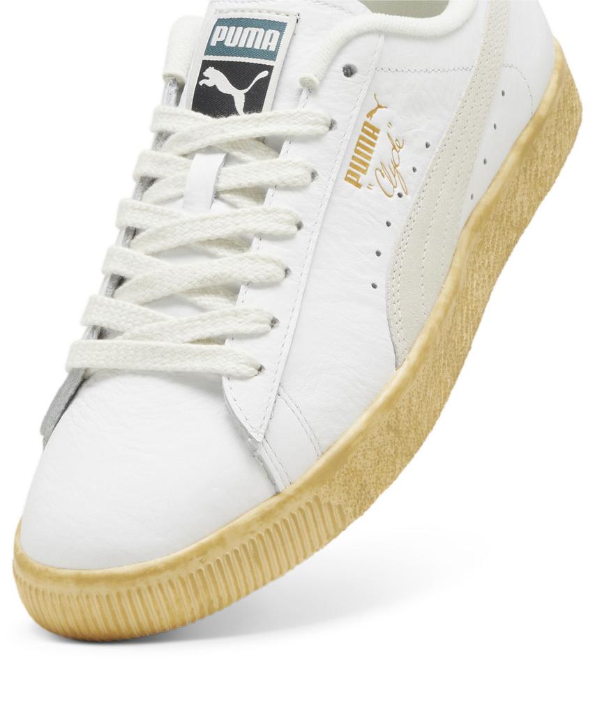 Puma Clyde Vintage - Puma White:Светлая солома:Теплый белый / 394687-04