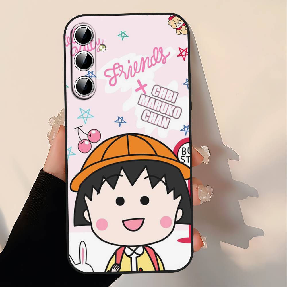 Чехол для телефона Chibi Maruko Chan для Samsung Galaxy S21 S22 S23 S24ULTRA S25ULTRA FE Ultra Plus5G A52S S26 Мягкий чехол