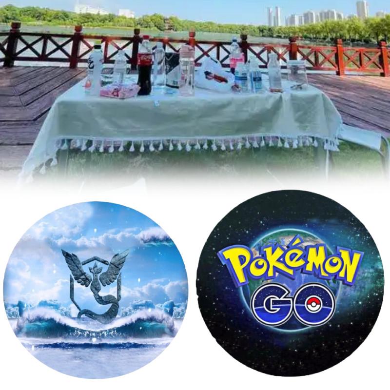 Монстры Карманный Принт Пляжное Полотенце Летнее Большое Круглое Коврик для Пикника Мат для Йоги