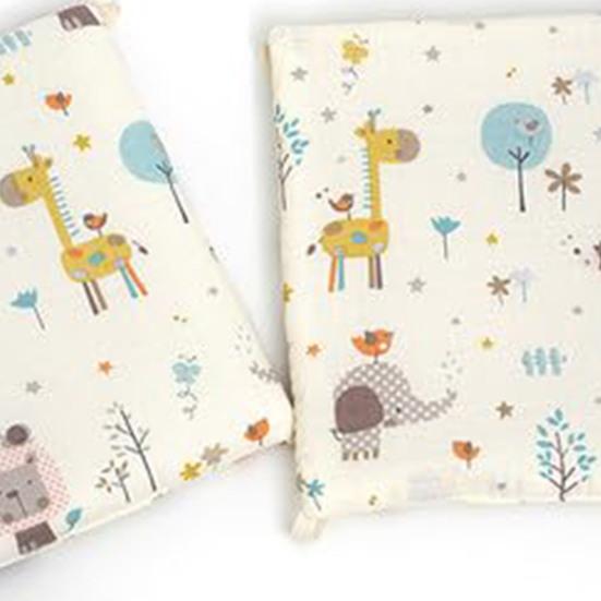 6Pcs Baby Protector Pads Set Soft Safe Anti-Collision Toddler Boy Girl Cotton Crib Fence Pads for Newborn Bedding