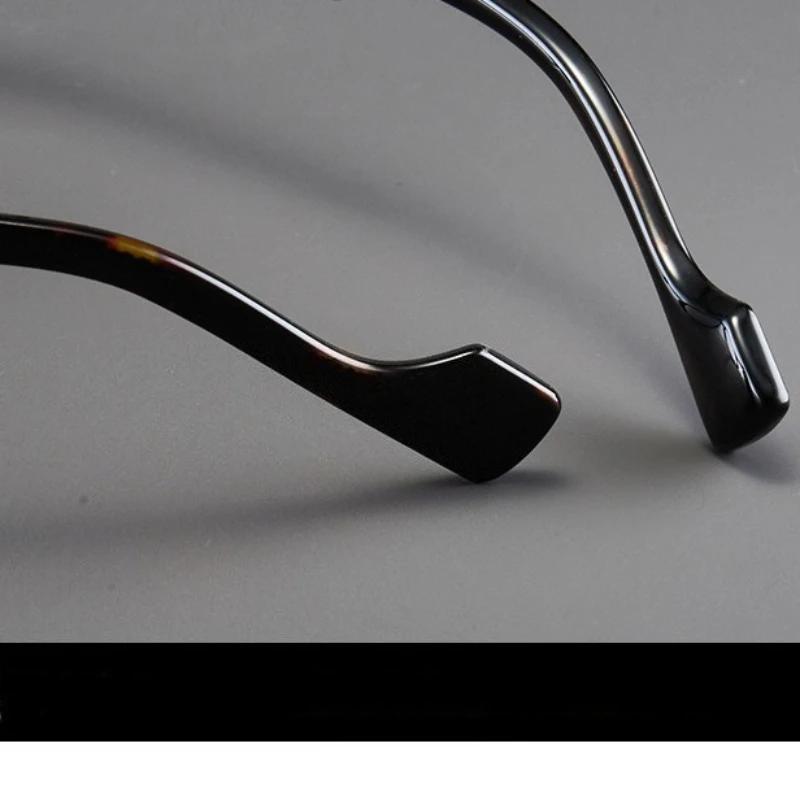 Ретро HD Квадратная оправа Солнцезащитные очки для мужчин Уличные Нейтральные Высококачественные Защита от УФ-лучей Оттенки Диоптрии от 0 до -4.0