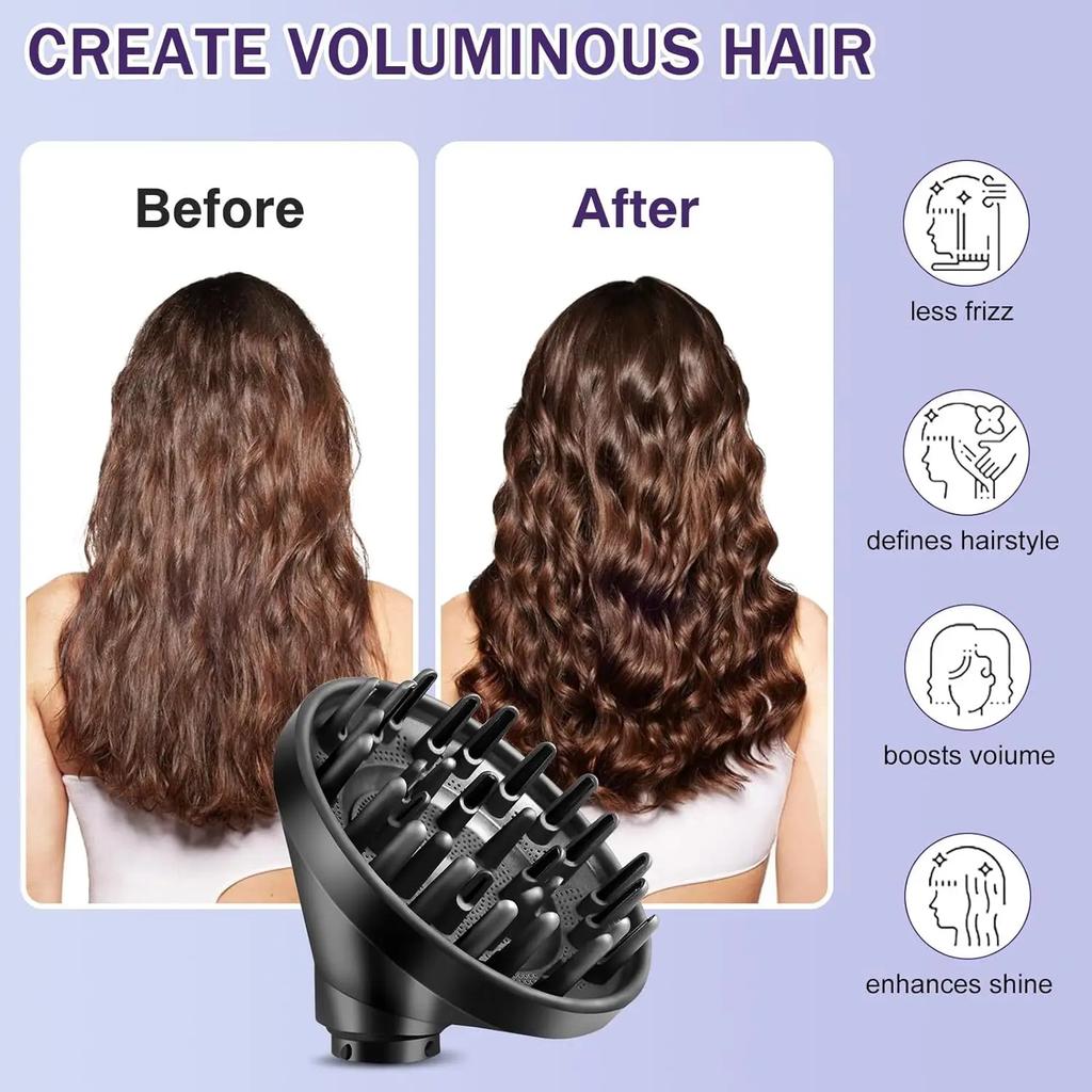 Diffuser For Dyson HS01/HS05 for Supersonic Hairdryer Replacement AirwrapHS01/HS05 Universal Stereotype Hair Head Diffuser New