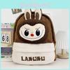 Pop Mart Labubu Plush Backpack With Expandable Design For Kids Daily Use Special Characters Included