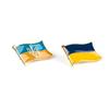 U.S.A & Ukraine Friendship Badge Flag Brooch National Flag Lapel Pin Collections