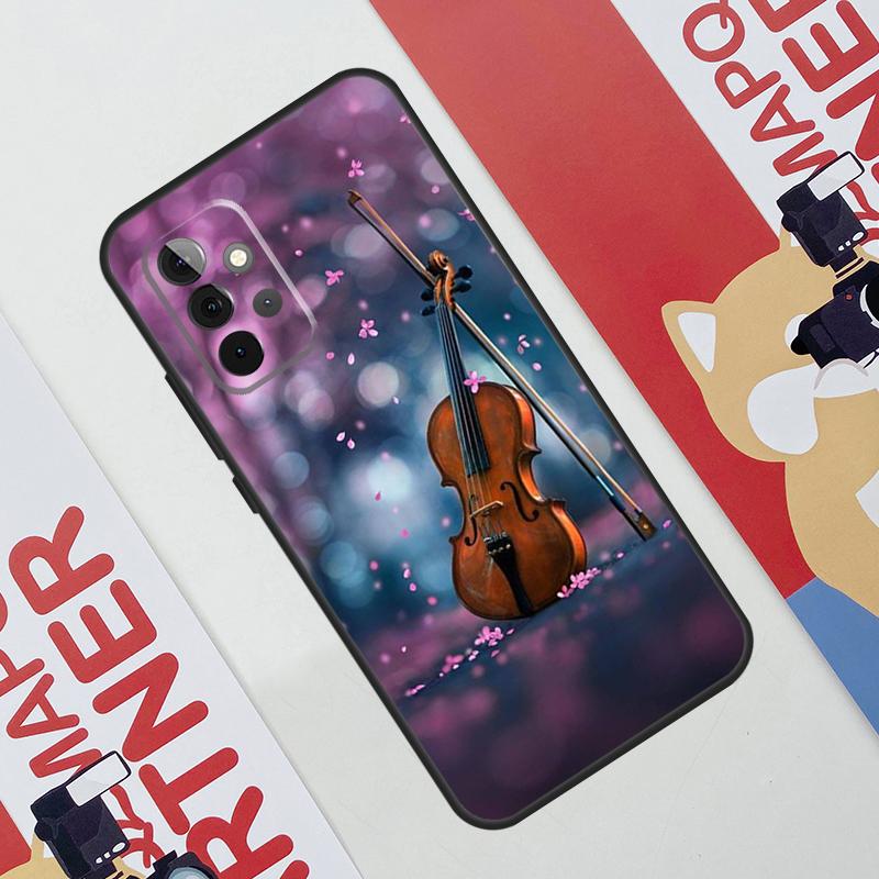 Музыкальный футляр для скрипки для Samsung Galaxy A36 A35 A55 A06 A16 A26 A56 A53 A32 A52 A33 A13 A14 A34 A54 A17 A15