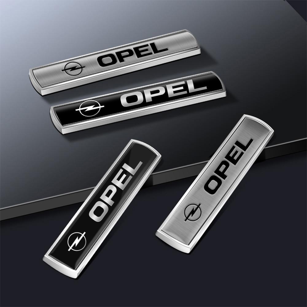 AAAYT1 3D Metal Car Emblem Rear Trunk Side Window Body Sticker Decoratrion For Opel Zafira B Corsa Insignia Mokka Regal Car Accessories