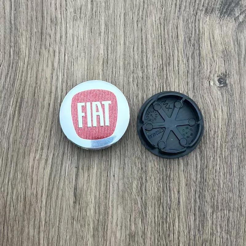 4pcs 50mm  Abarth 500 Wheel Center Hub Caps Car Rims Dust Proof Cover Emblem Badge for Fiat Palio Stilo Bravo  Perla Puntosiena