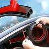 5M Резиновые уплотнительные полоски для края автомобильной двери, тип B, полоски от непогоды, клейкая лента, аксессуары