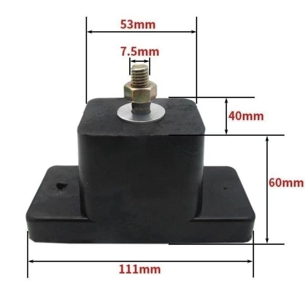 4Pcs Absorbing Vibration Damping Pad Foot Pad Rubber Mount Shock Air Conditioner Bracket Outdoor