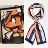 1 Pcs Horse Pattern Print Scarf Headband Neckerchief Foulard Female Hair Scarfs Neck Tie Skinny Scarves Soft Satin