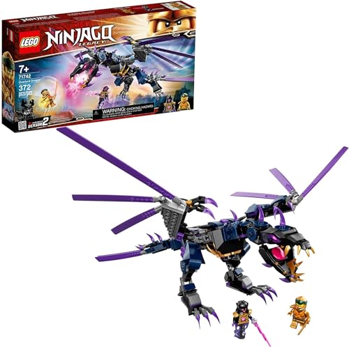LEGO Ninjago Темный Император Овердракон 71742 Игрушечный Блок Подарок Дракон Ниндзя Мальчики Возраст 7 лет и старше