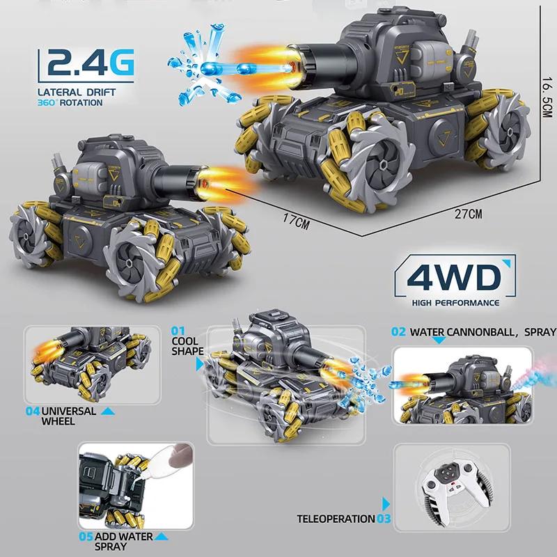 1:32 гелевых шарика танк военный RC боевой танк тяжелый большой интерактивный игрушечный автомобиль с дистанционным управлением электронные игрушки для мальчиков