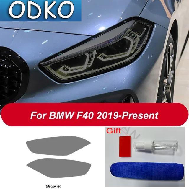 For BMW 1 Series F40 M135i 118 Car Headlight Protective Film Smoked Black Tint Wrap Vinyl Transparent TPU Sticker