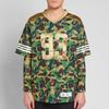 BAPE x adidas SB Jersey Green Мужские топы DW9285