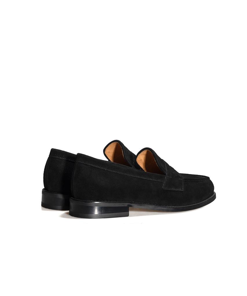 Allclassic Alc4405 Cimer Suede Penny Loafers_Black