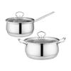 Набор из 2 кастрюль Lecoo Star Chef из нержавеющей стали