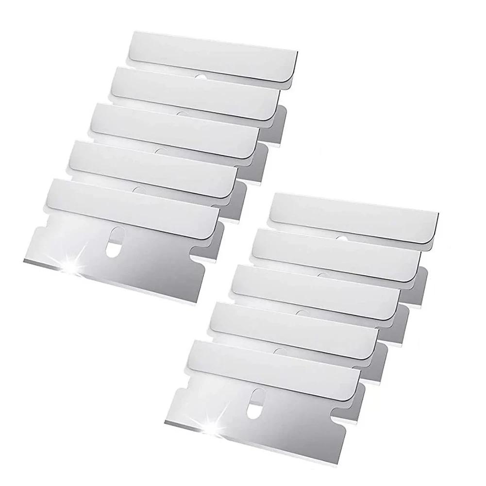 11pcs Cleaning Spatula Glass Ceramic Hob Scraper Cleaner Remover Steel Blades Cleaning Tools With 10 Blades Cooker-Tools