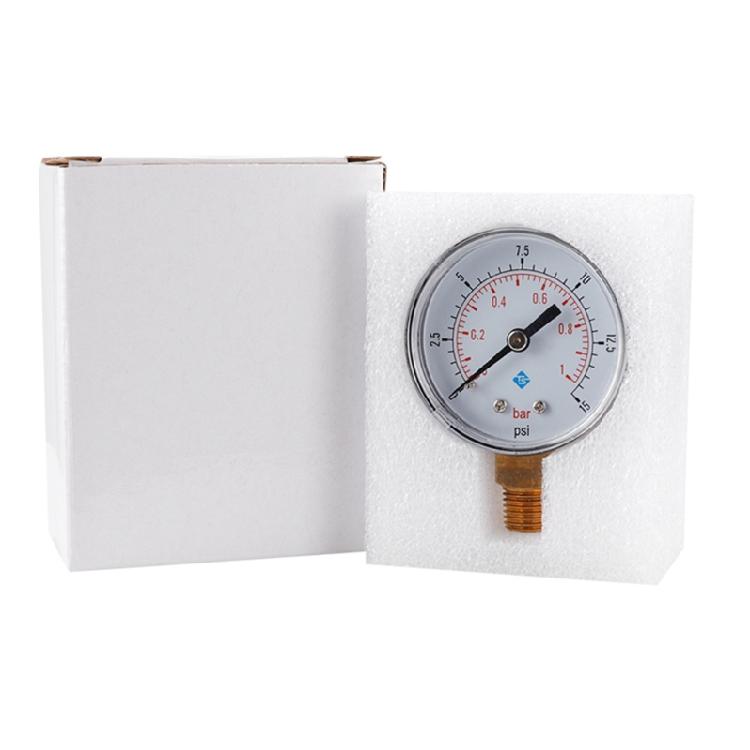 Мини-манометр низкого давления для топлива, воздуха, масла или воды 0-15psi/0-1бар BSPT Манометр
