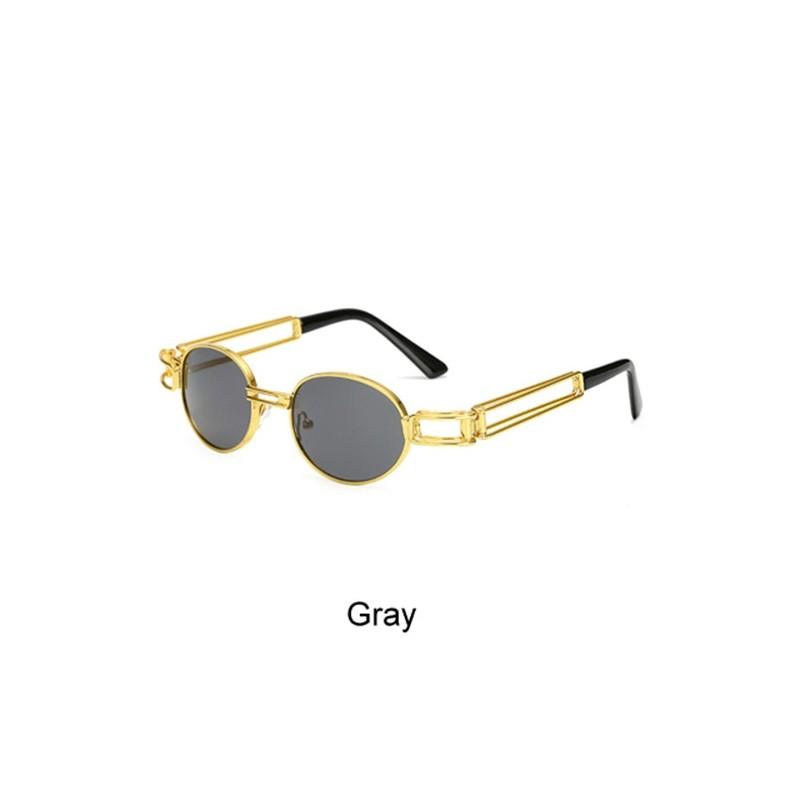 Винтажные солнцезащитные очки с металлической оправой оптом, линзы из поликарбоната, защита UV400, унисекс, стильные очки