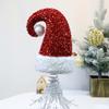 Christmas Hat Tree Top Star Sequin Decoration Festive Atmosphere Xmas Hat Tree Topper Holiday Party Decoration