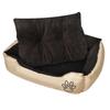 VidaXL Warm Dog Bed with Padded Cushion Size L Animal Cat Bed Niche 170201