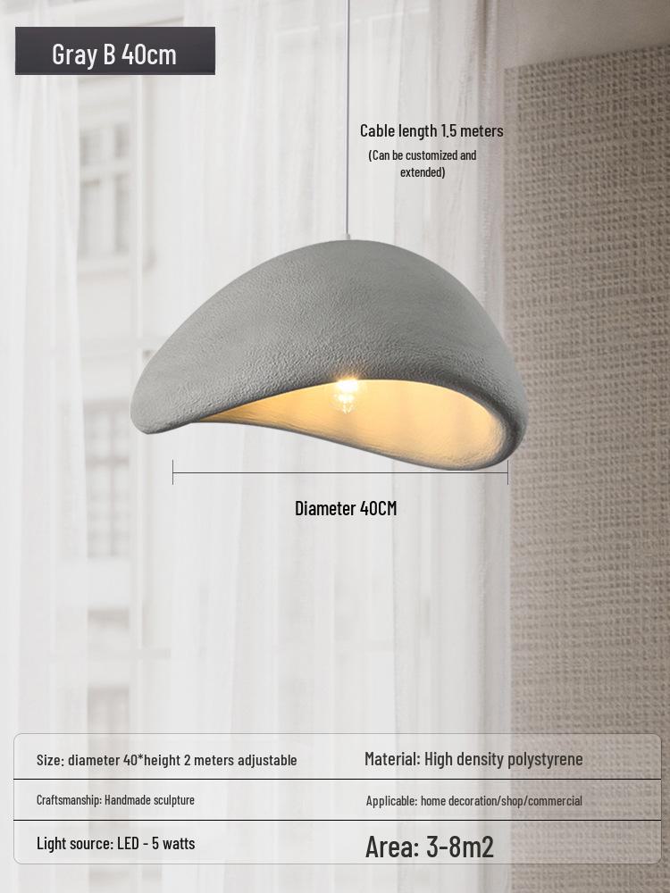 Дизайнерская люстра Ваби-Саби для кофейни и B&B Yuanbao