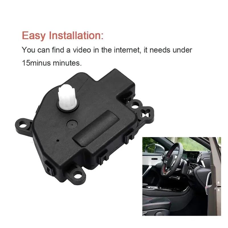 HVAC Heater Blend Air Door Actuator Heater Controls BE8Z19E616A 604-251 for Ford Fiesta 2011 2012 2013 2014 2015 2016 2017 2018