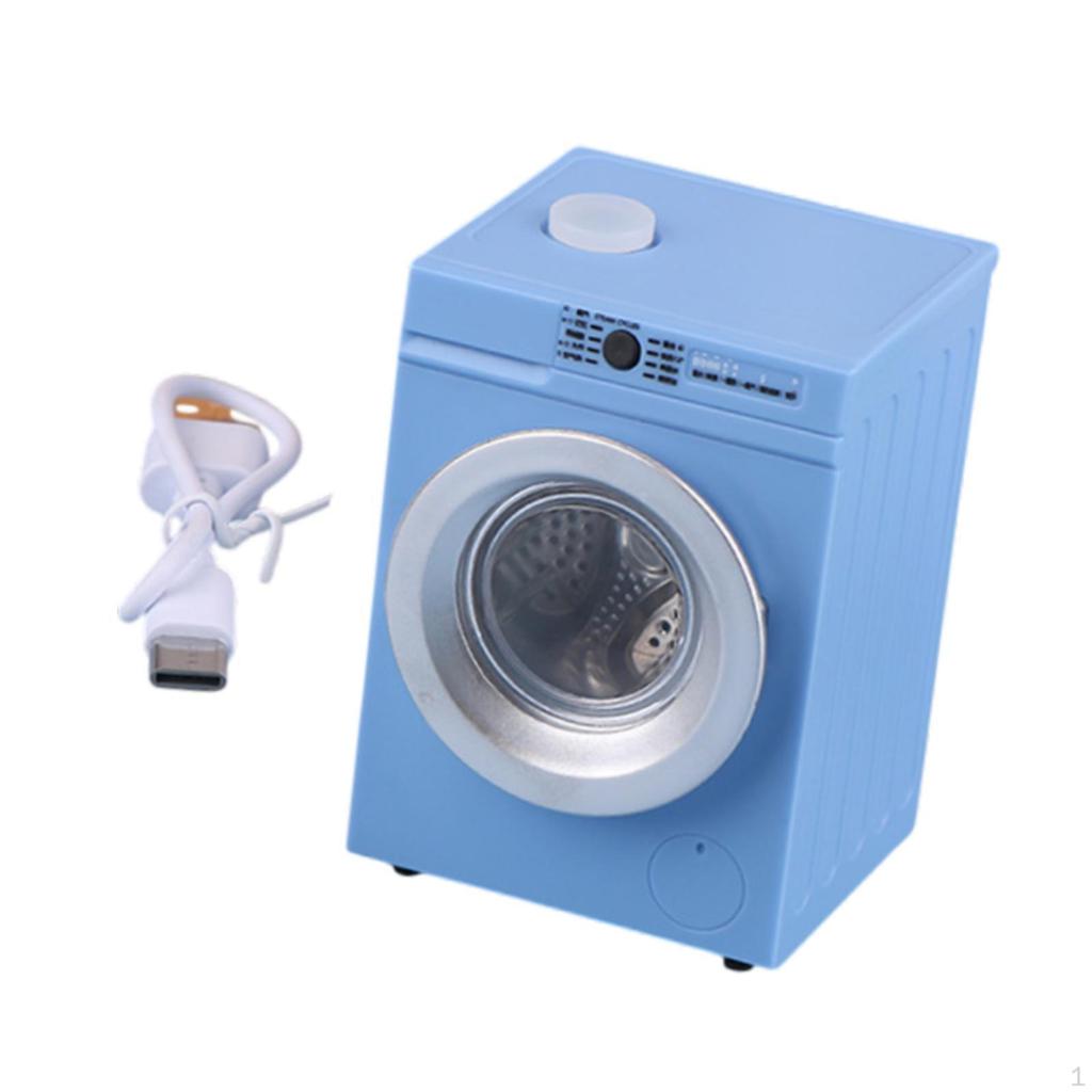 1/12 Dollhouse Washing Machine Miniature Furniture Life Scene Doll Accessories Decoration for Living