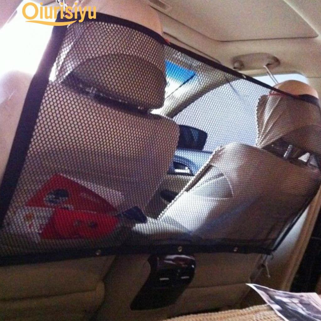 Заднее сиденье автомобиля, барьер для домашних животных, сетчатая защитная сетка с ремнем, украшение интерьера