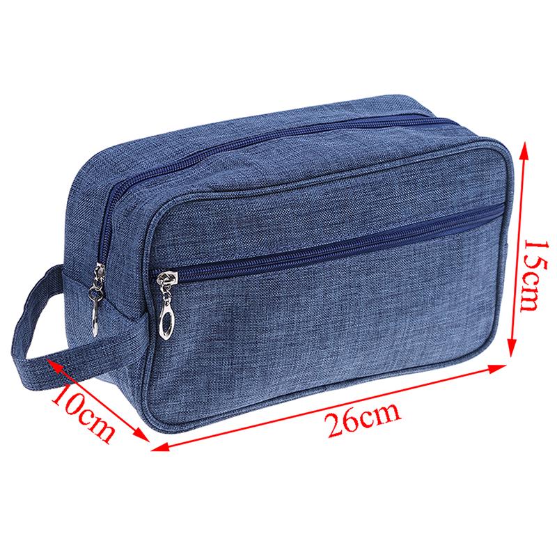 Women Men Cosmetic Canvas Case Makeup Bag Women Travel Waterproof Toilet Bags