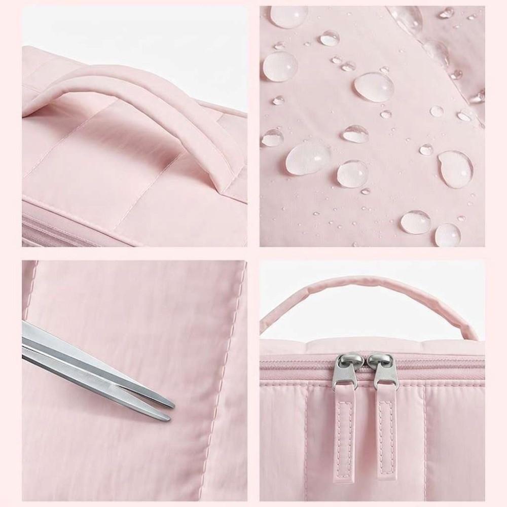 Water-resistant Toiletry Bag Large Capacity Cosmetic Case Cute Puffy Padded Makeup Bag Daily Use