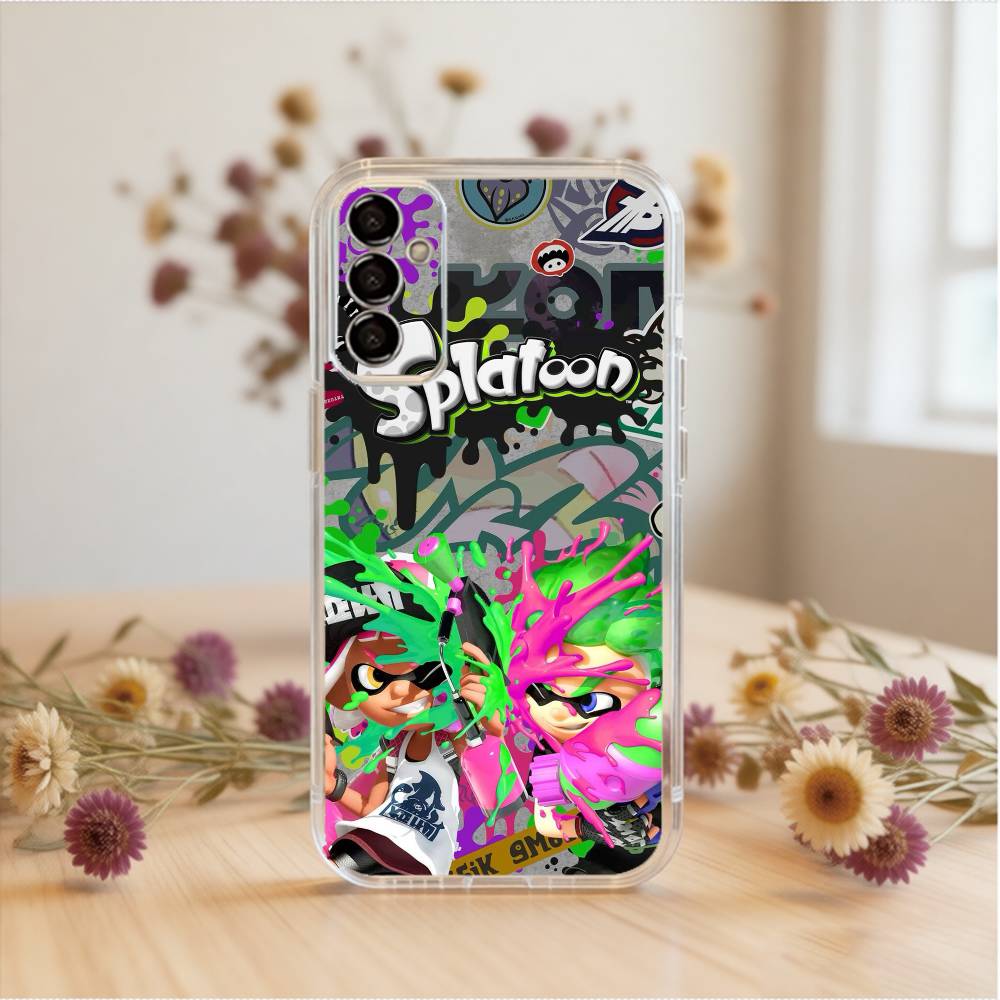 Cool Game S-Splatoons Art  Phone Case For SamsungA10,12,20,21S,30,31,40,50,51,52,70,71 Transparent Cover
