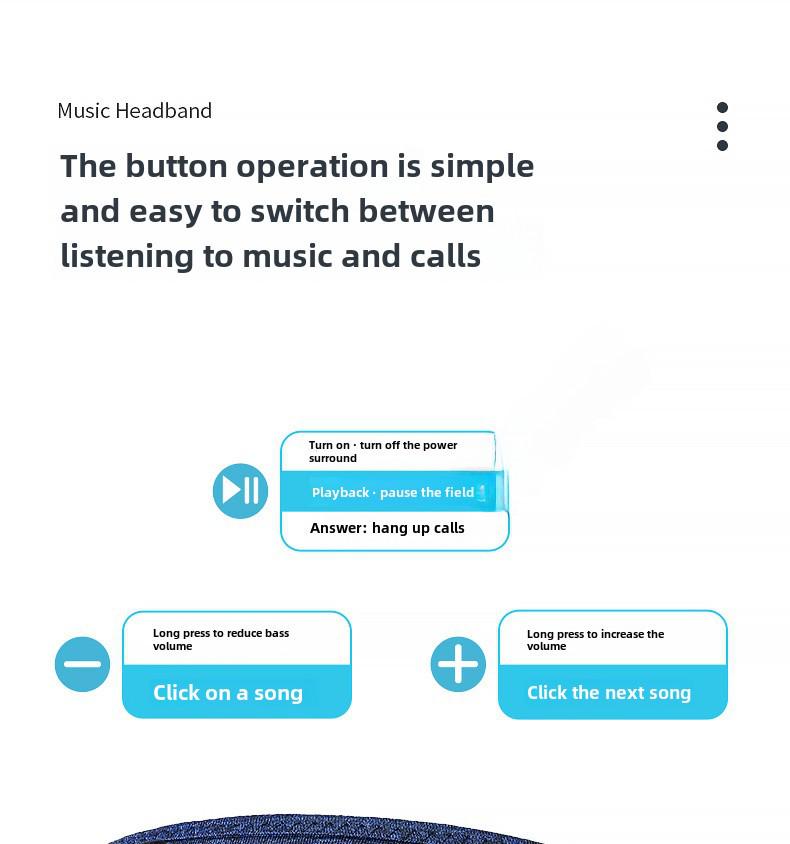 Bluetooth-повязка на голову: Беспроводные наушники для сна и маска для сна для музыки и спорта