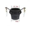2 Sets Type D And F Polypropylene Cam And Groove Fittings For 1 Inch To 2 Inch Hose Couplings In Pump Tank And Transfer Setups