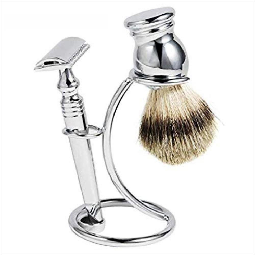 Подставка для металлической бритвы с усами Держатель Подставка для бритвы Мужская подставка для кисти для бороды Идеальный подарок для отца