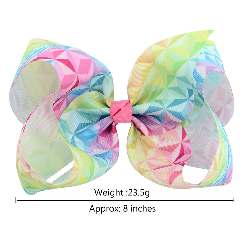 1 Pcs/6 Pcs Children Girl Hair Clips Cute Printing Bowknot Headband Hair Accessories