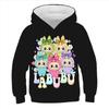 LABUBU Anime 3D Printed Kids Hoodie Autumn And Winter Boys Girls Long Sleeves Pullovers Child Clothing
