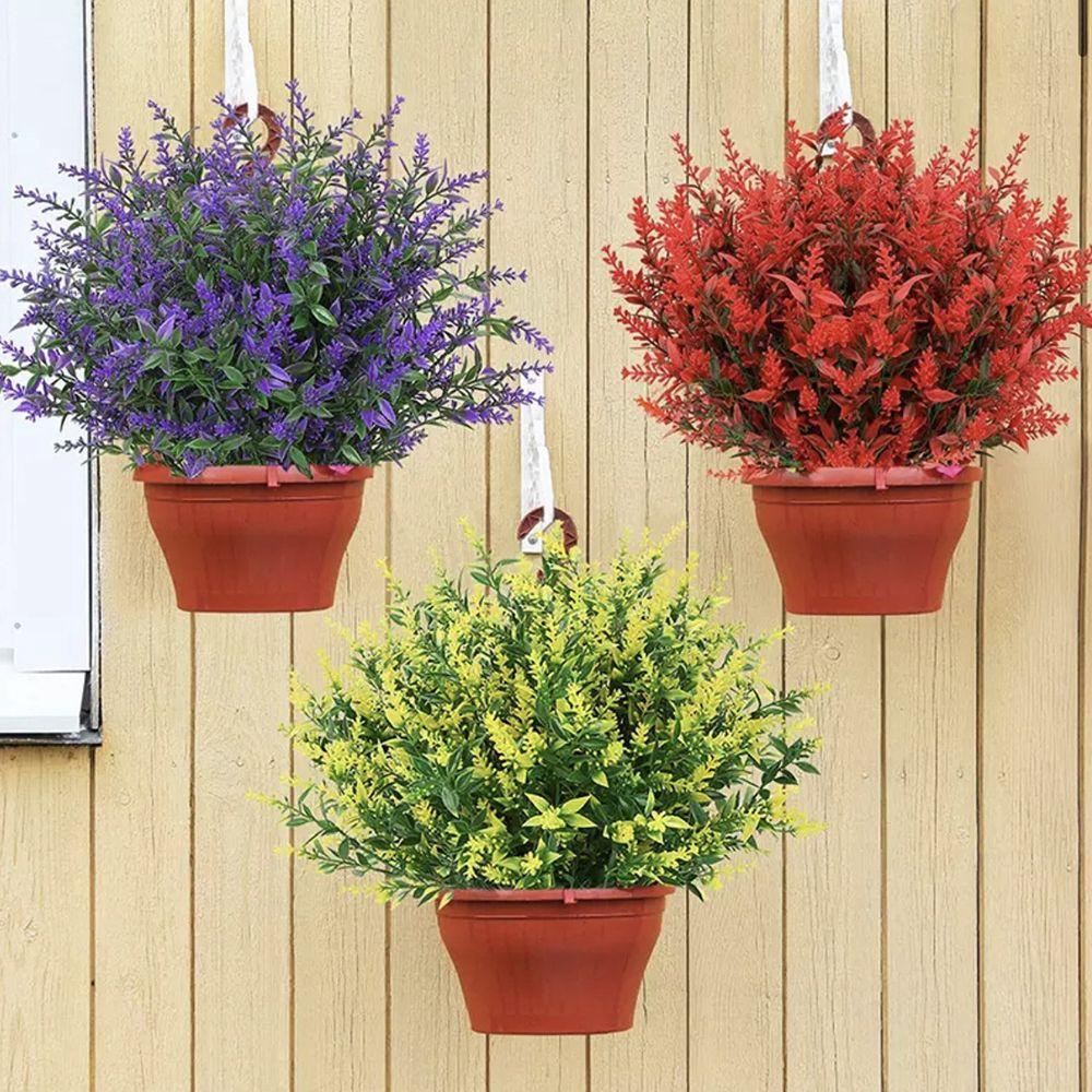 Supplies DIY Indoor Outdoor Fake Flower Imitation plants Simulation Lavender Artificial Flowers