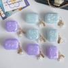 Мягкий чехол из ТПУ для Bluetooth-наушников Apple - Текстурированный чехол для AirPods 3 с жемчужным ремешком.