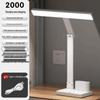 Rechargeable Eye-Protection Desk Lamp with Clock for Children and College Students