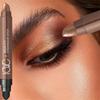 Eye Shadow Stick, Eye Shadow Pen, Pearlescent Eye Shadow, Waterproof And Sweat Proof, Golden, Smoked Eye Shadow, Easy To Carry