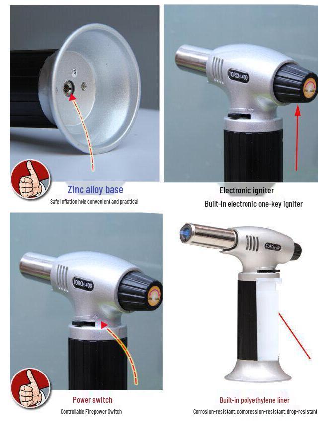 Compact Multifunction Welding Gun: Household Soldering Iron & High-Temp Stainless Steel Gas Welder