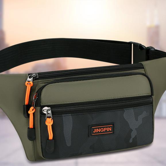 Сумка на пояс для мужчин и женщин, многофункциональная, большой вместимости, практичная, износостойкая, водонепроницаемая парусиновая, повседневная деловая сумка для отдыха на природе