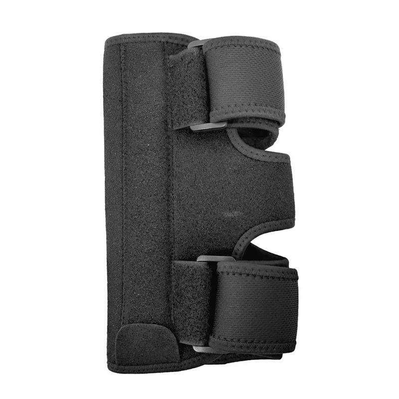 1 шт. Защитный локтевой бандаж, ночной стабилизатор для поддержки локтя во время сна с 2 съемными металлическими шинами для лечения синдрома кубитального канала, тендинита