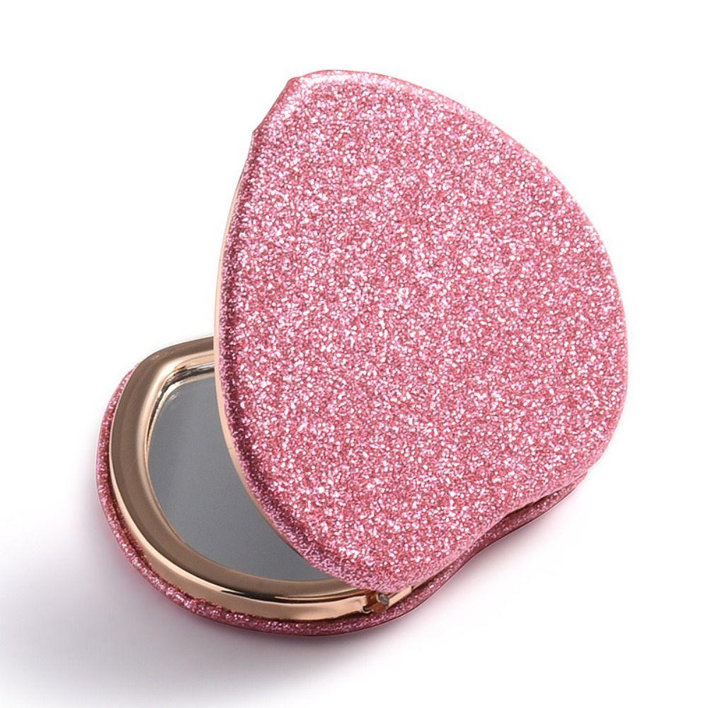 High Definition Heart Shape Makeup Mirror Double-Sided Vanity Mirrors Bathroom Living Room